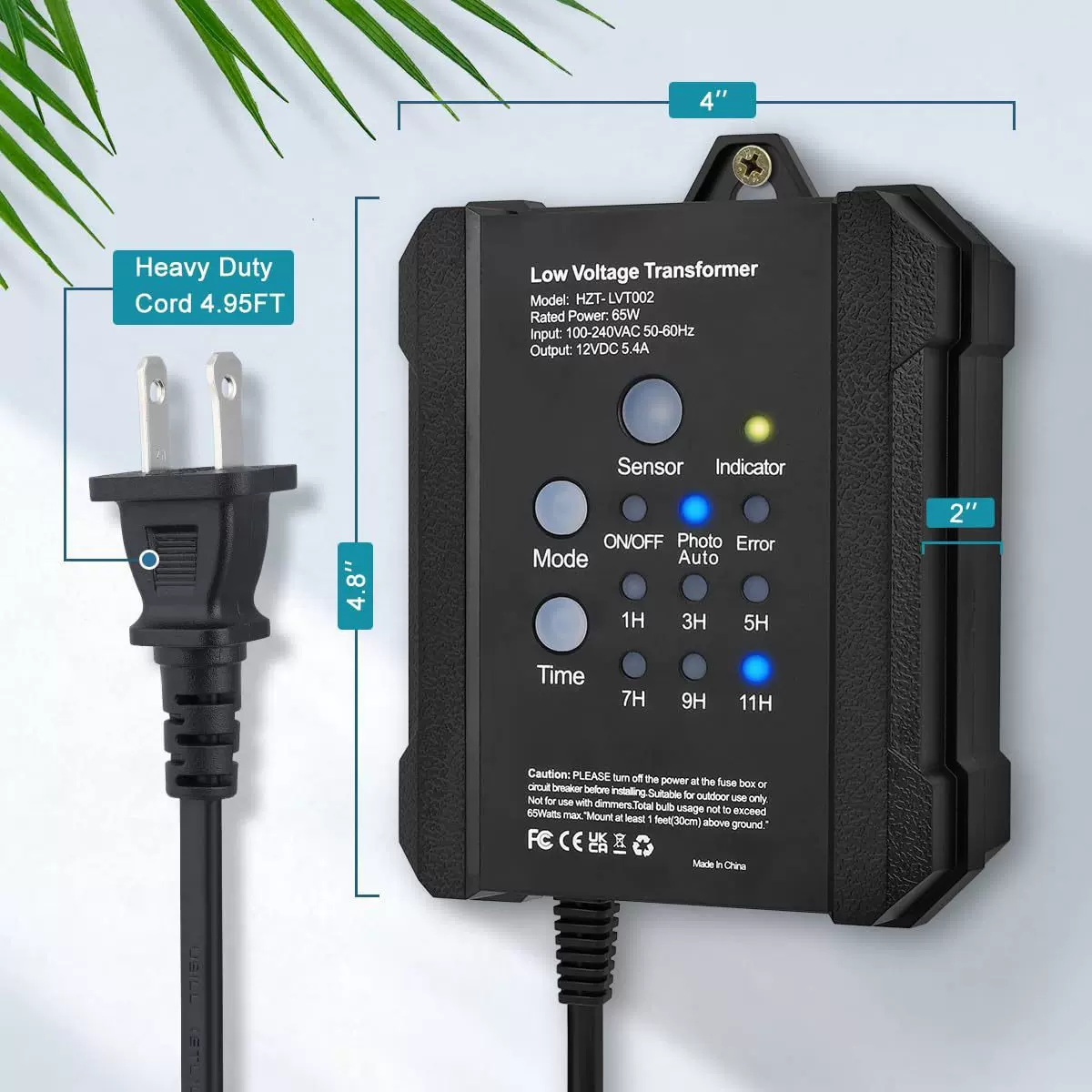 LED灯具低变压器 灯具控制器 景观灯控制电源 光电传感器和定时器