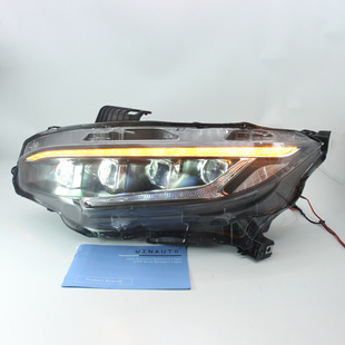 �m�ñ���˼��Civic 2023 2024 LED�������͸�R��ħ�������D���