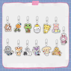現物の新型seventeen小十七かわいいアニメと同じ透明アクリルキーホルダー全円佑