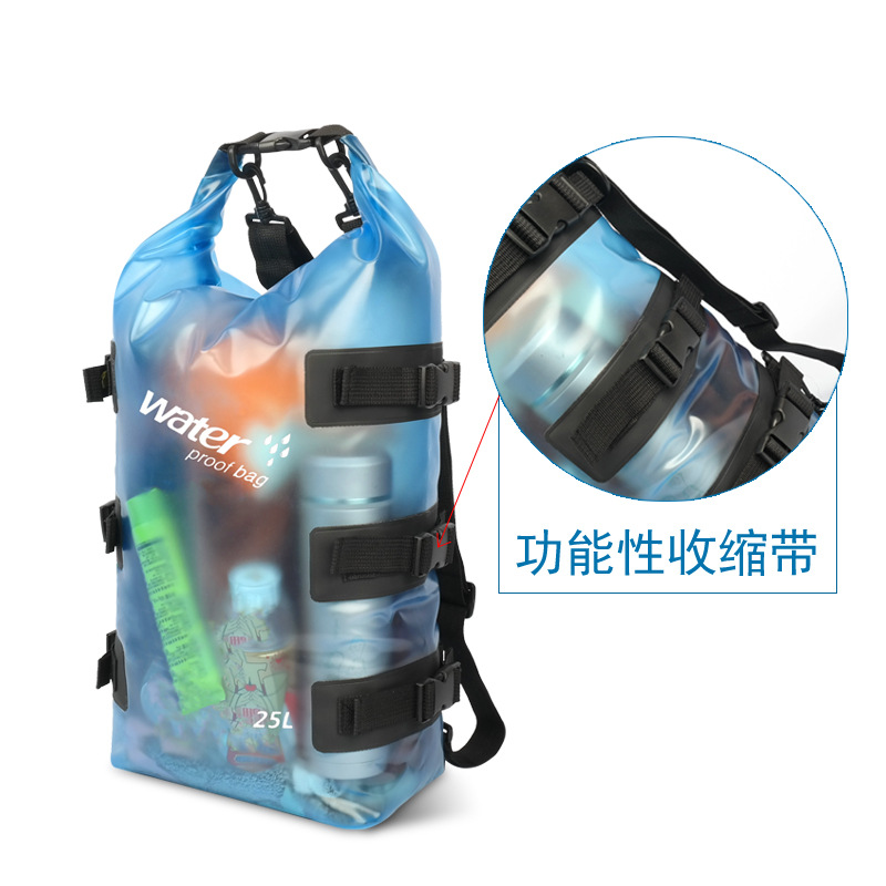Ultra thin waterproof beach backpack PVC for swimming