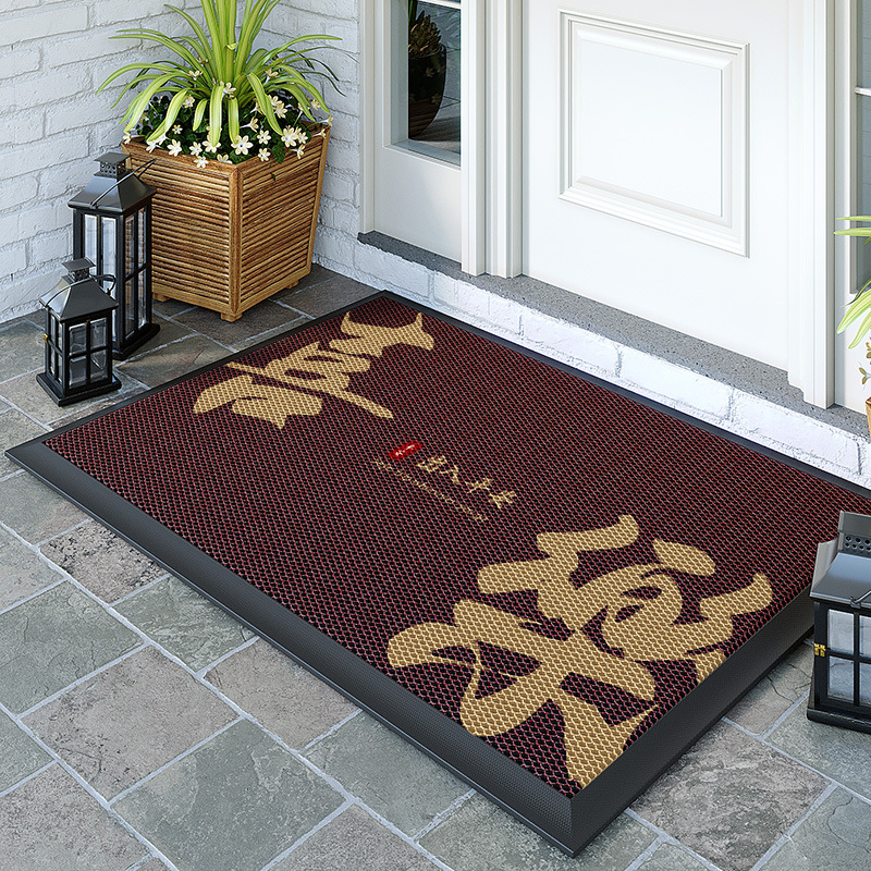 Cross-Border Entrance Door Floor Mats, High-End Entrance Door, Stain-Resistant and Non-Slip Floor Mats, Household Door No-Wash Carpets, Outdoor Waterproof