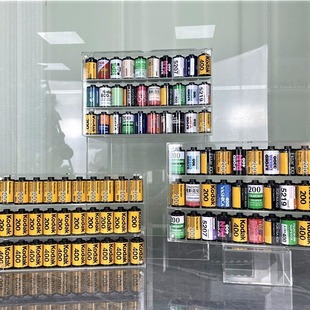 Kodak Film Cassette Acrylic Decorative Box Collection Mounting Photography Theme Model Room Decoration Nostalgia Memorial