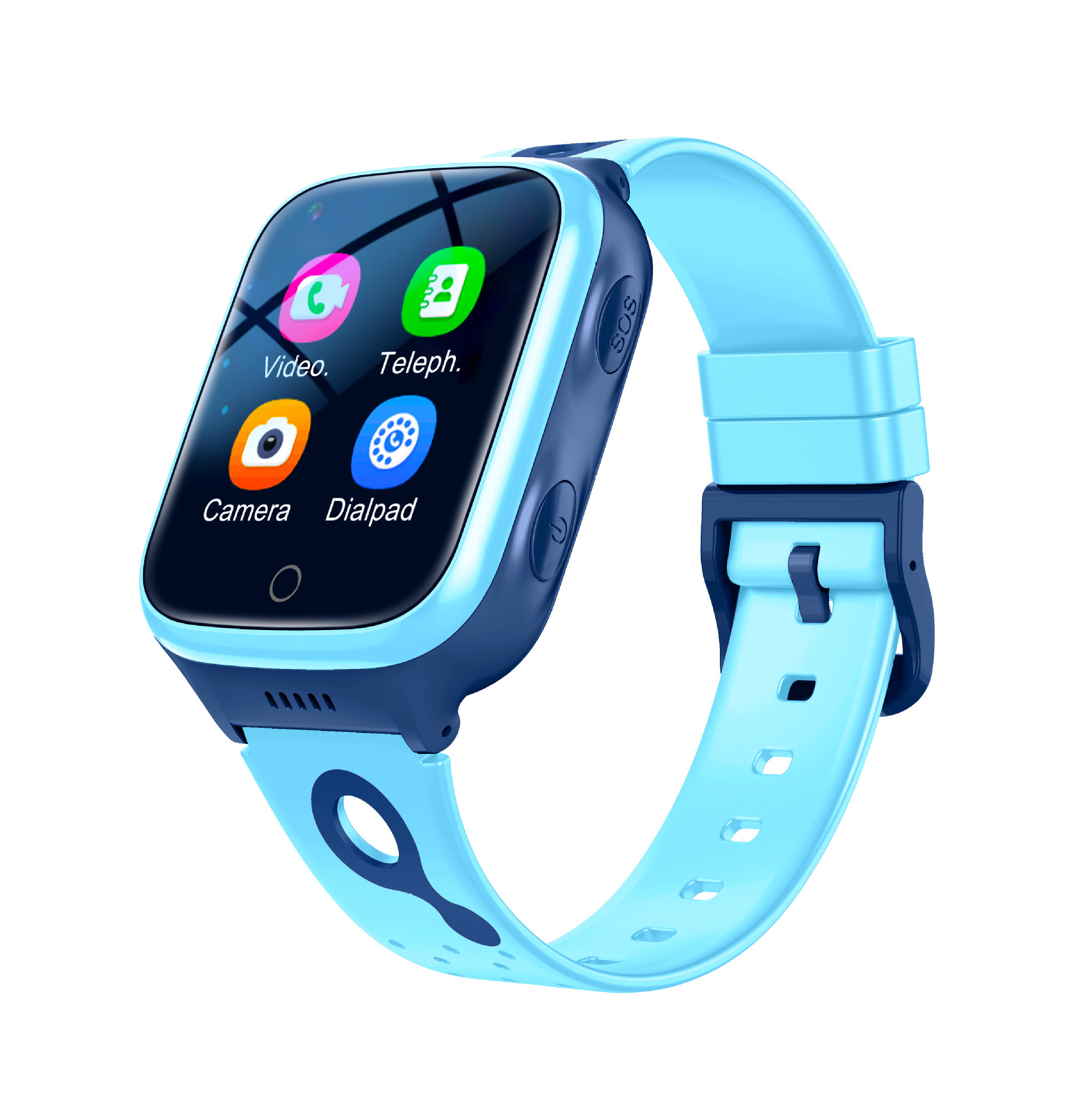 K9H Smart Student Phone Watch Video Calls, Card Slot, Camera, GPS, Waterproof Children's Watch, Multilingual