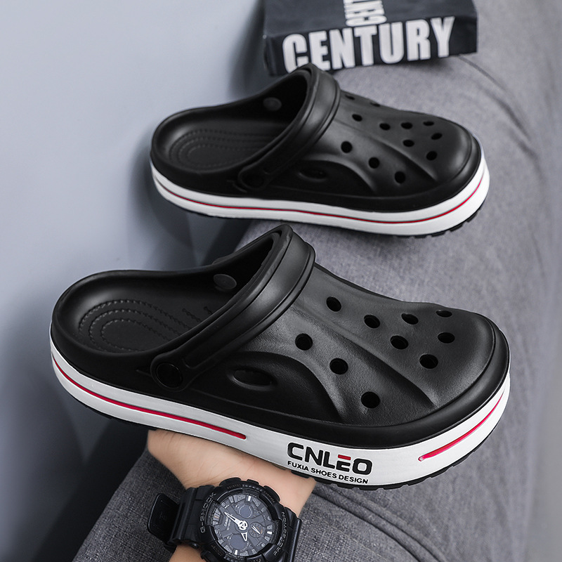 Zapatos de verano para hombres antideslizantes al aire libre sandálias de viaje de playa para interiores zapatillas de soleas gruesas