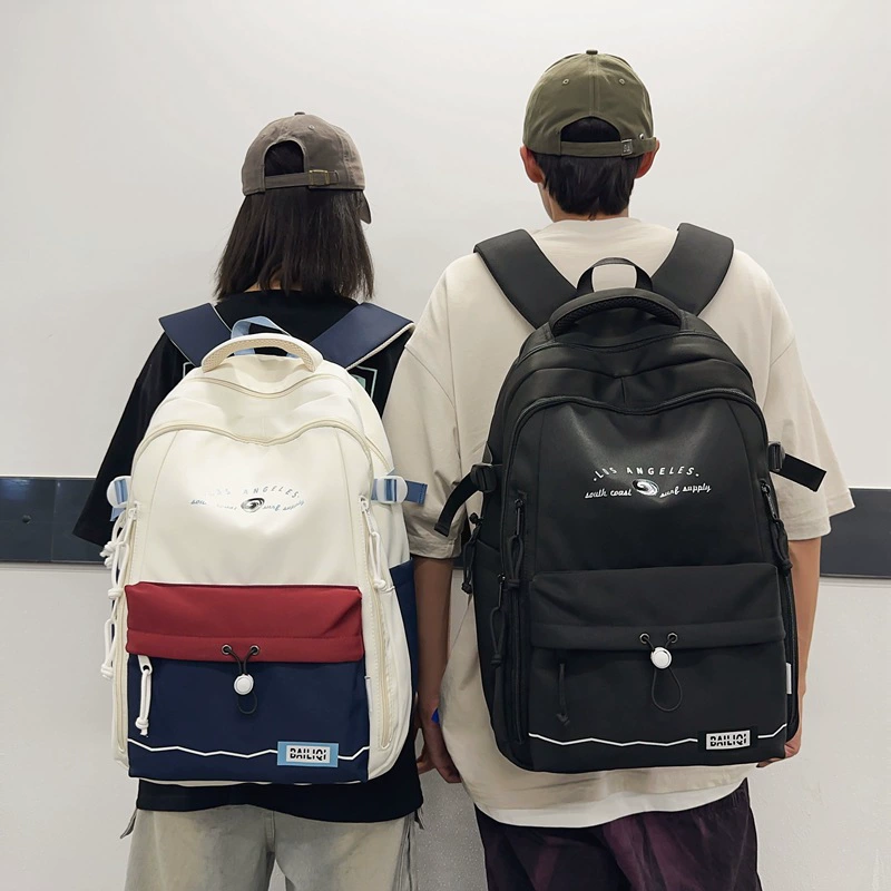Small design backpack, fashionable capacious shoulder bag for traveling, for secondary school, for teenagers, for students