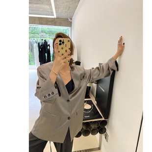 Acetate Collarless Suit Jacket for Women, Thin, Loose, Versatile, Slim, New Style, Fashionable Sun Protection Top for Women