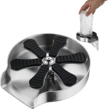 洗杯神器水槽高压喷洗洗杯器奶茶店咖啡店酒吧按压自动清洗龙头