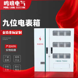 国网新标准304不锈钢9位电表箱单相三相明装暗装电表箱