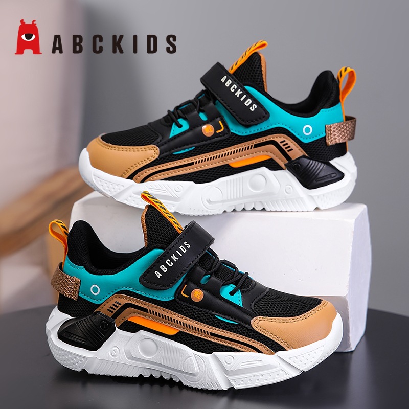 Abckids zapatos para niños zapatos respirables de malla 2025 nuevos zapatos de corrida de primavera y otoño zapatos casuales para niños