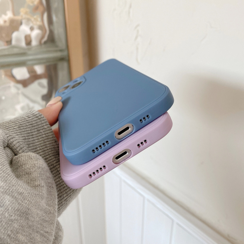 IPhone15携帯電話ケースの正孔ストレートエッジは液体シリコンリンゴ13携帯ケースのソフトケース16保護カバーに似ている|undefined