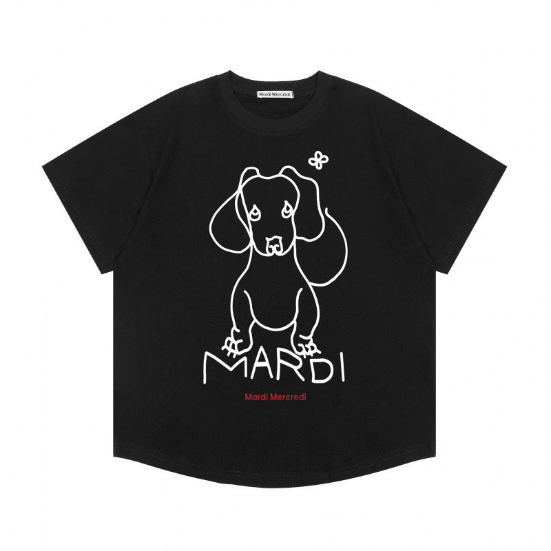 【カウンター品質】韓国マルディトレンドブランド半袖Tシャツリトルデイジードーマンプリントラウンドネックピュアコットンクロスボーダー|undefined