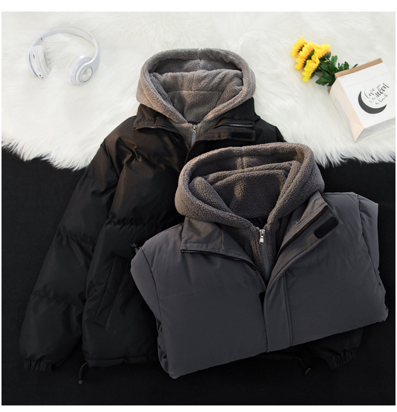 Plus-Size Fleece-Lined Parka – Oversized Thermal Jacket With Hidden Pockets (M-8XL, 3 Colors, 500g Polyester Fill, No-Logo Design)_voghion.com