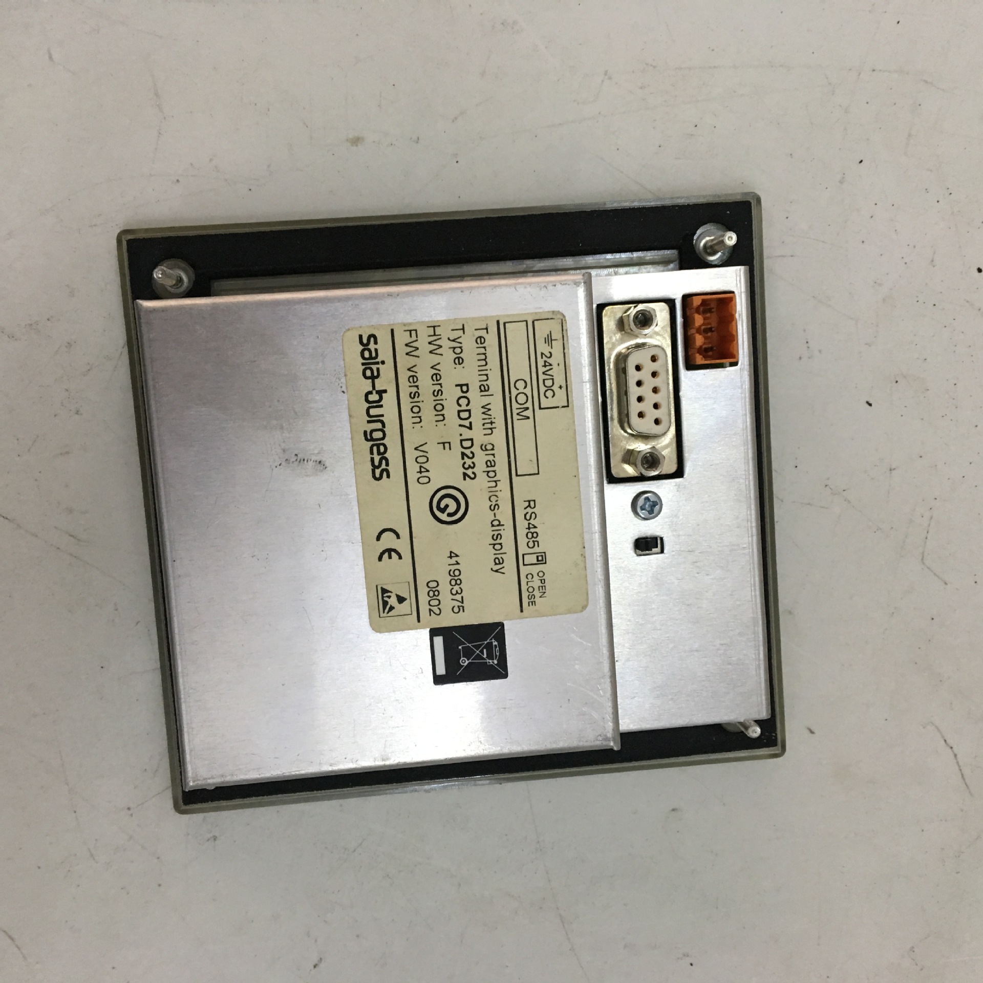 saia-burgess工控屏 PCD7.D232 议价销售