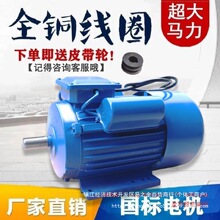 電機純銅單相電動機220v大馬力家用農用大功率高速全銅小型壘德株