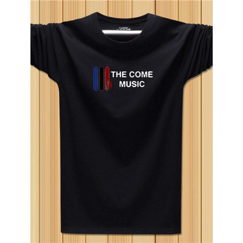 Men's Long Sleeve T-Shirt - Autumn New Style, Tailored Top, Base Shirt, Versatile Round Neck, Printed Long Sleeve, Trendy Brand, Cross-Border