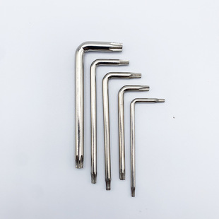 Torx Wrench T6T8T10T15T20T25T30 L-Shaped Dual-Purpose Screwdriver with Hole and Hardened