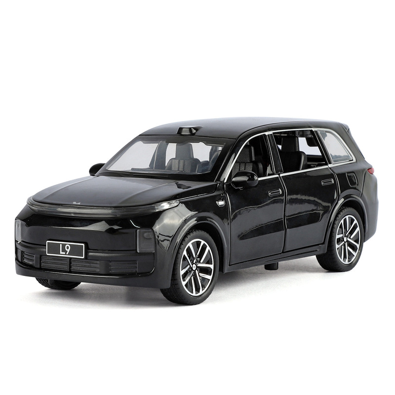 1:32 Ideal L9 New Energy Vehicle Model Artificial Alloy Car Model Boy Ornaments Gift Cross-Border Hot Selling Wholesale