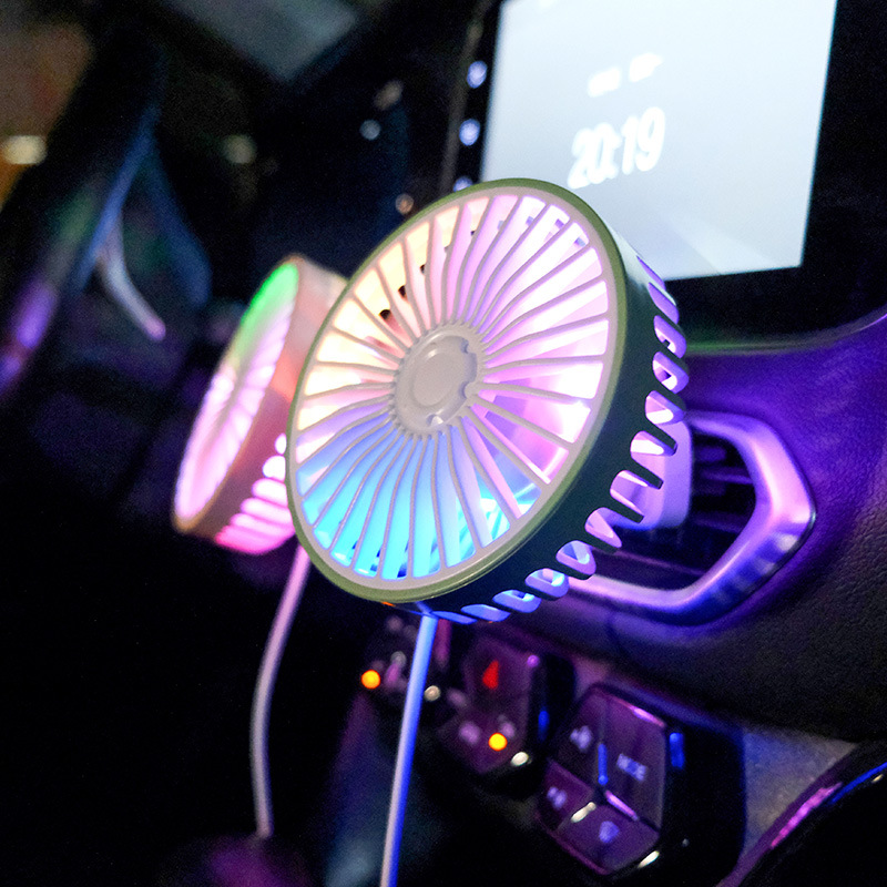 Coche USB de salida de aire bálsamo creativo pequeño ventilador del coche accesorios del coche