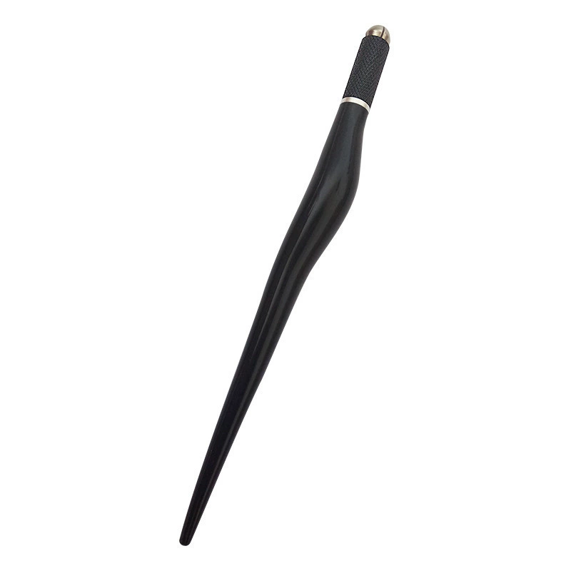 Чёрный PCD тату кристал pen ручной работы туман pen вышитая бе́з стрелок ножной стул плавающий бровь чернильница