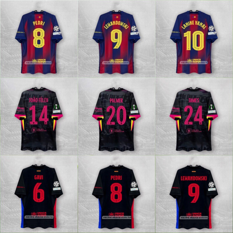 Wholesale Collection of Popular Series of Barcelona Club, Star Numbers, Thai Version of Sports Football Uniforms, Cross-Border Hot Models Can Be Shipped on Behalf of Others Wholesale Collection of Popular Series of Barcelona Club, Star Numbers, Thai Version of Sports Football Uniforms, Cross-Border Hot Models Can Be Shipped on Behalf of Others