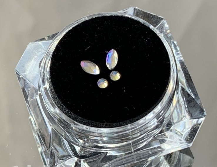 Set with butterfly, colorful starry sky, 36, 4 pieces