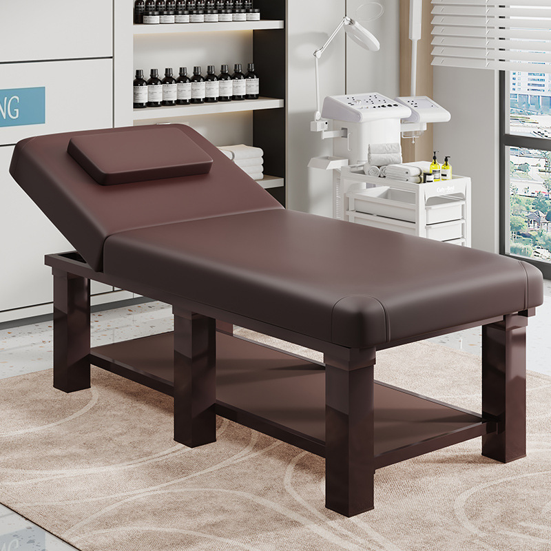 180*60 다크 브라운 내마모성 가죽 (6cm 사각 다리)