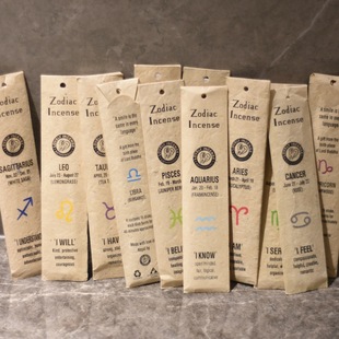 Nepal lovely Twelve Constellations Handmade Bamboo Sticks Incense Incense Line Incense Indoor Natural Plants