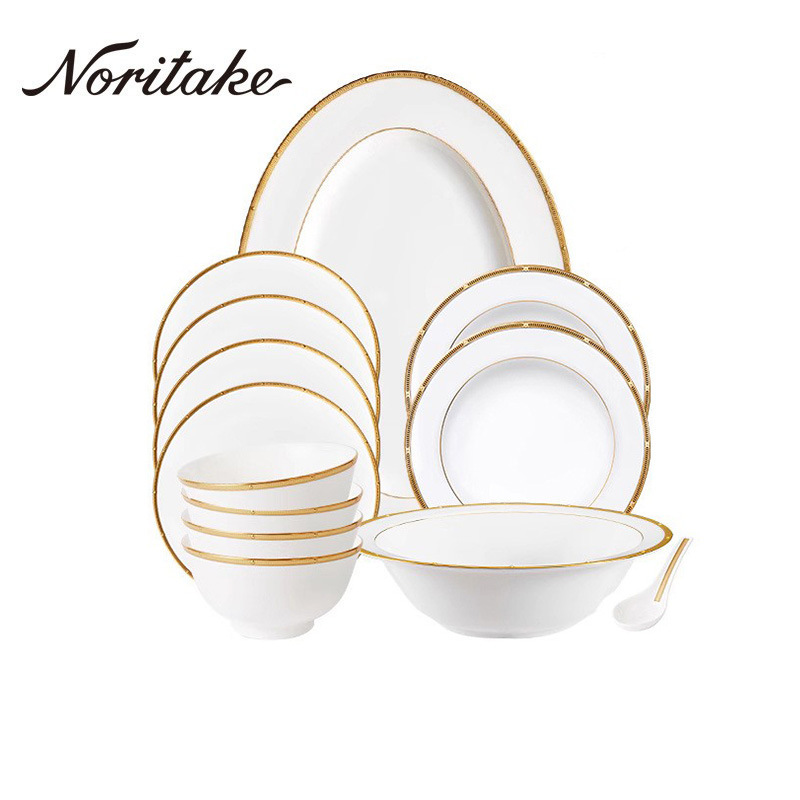 Japanese Noritake Shiwu ROCHELLE European court style bone china tableware plate suit household dishes