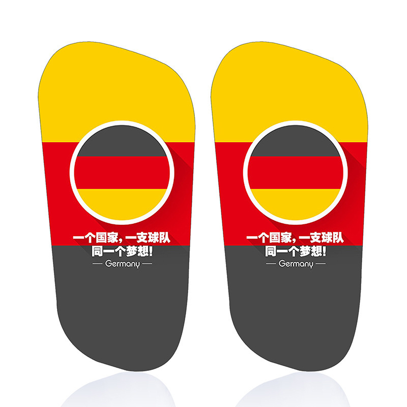 Tablero de piernas de fútbol de transferencia de sublimación 3D 2022 tema de la Copa del Mundo para adultos y niños equipo de protección de fútbol para personalizar