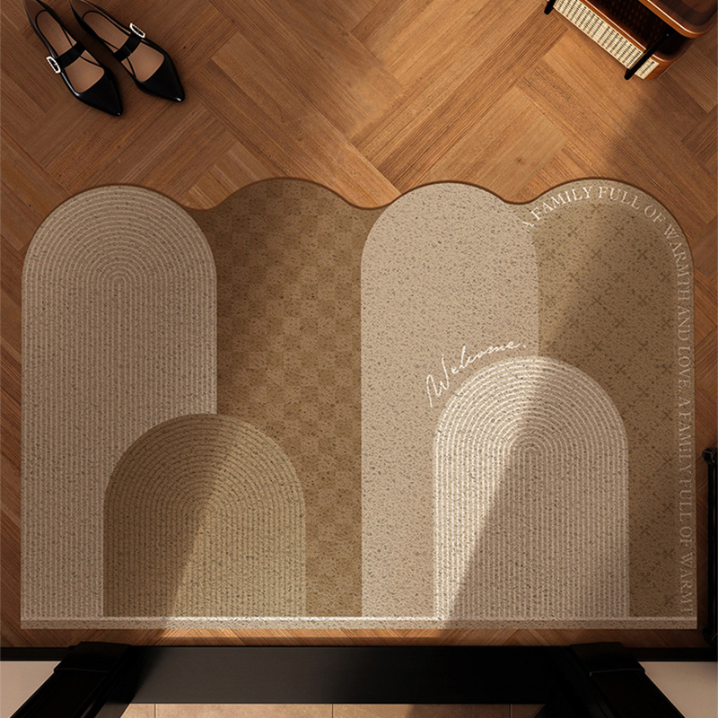 Vintage Eingangsmatte Aus Schlingenware Schmutzabweisend_voghion.com