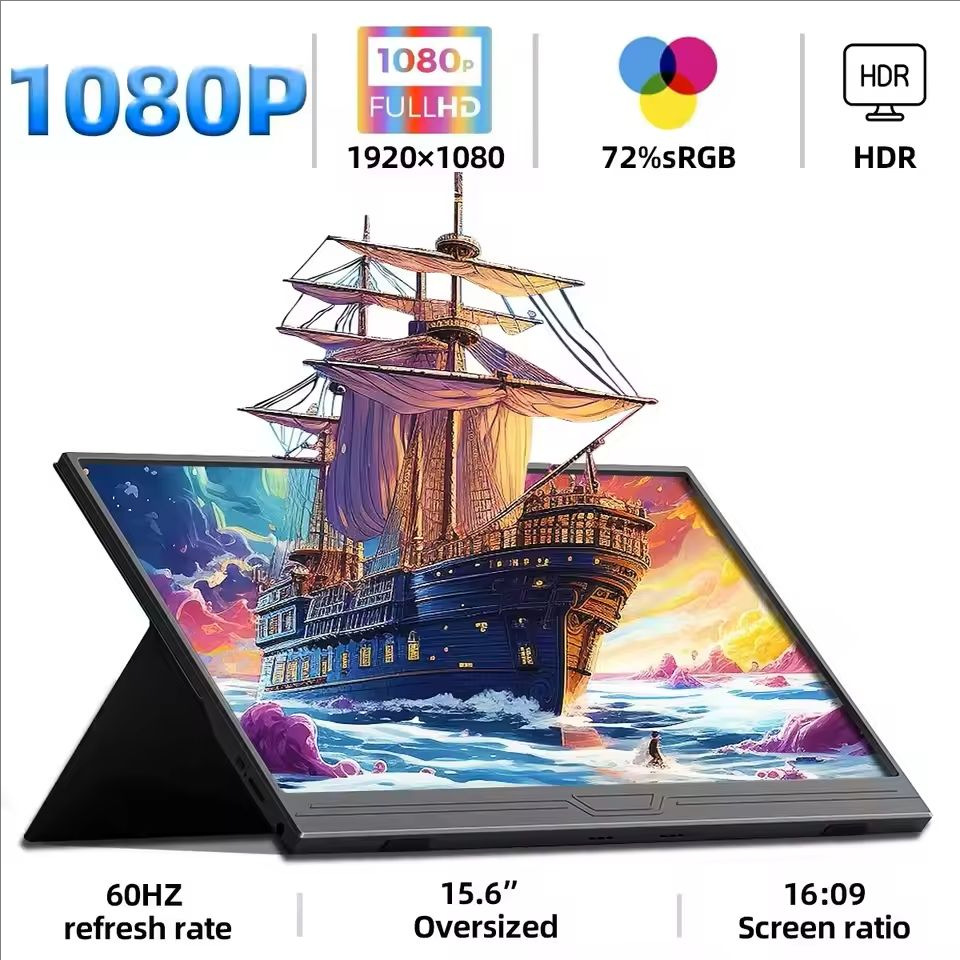 15.6inch Hdr 1080P Ultra-Thin Portable Display