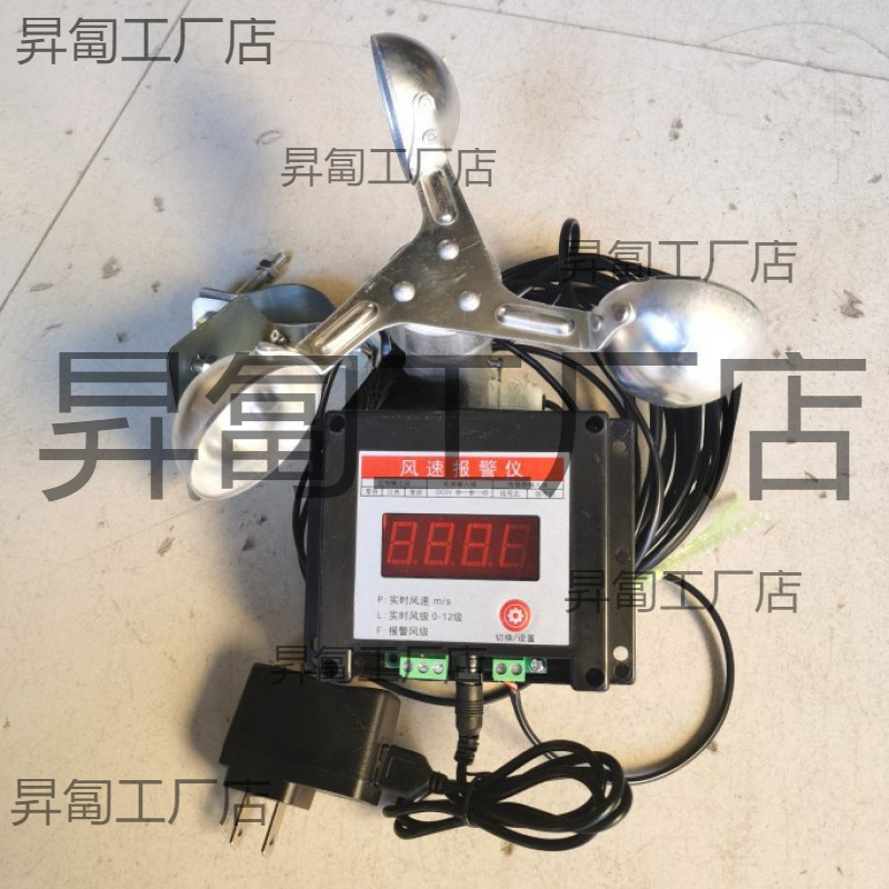 塔机塔吊风速仪 风速计建筑工地气象施工风力风级 船航测速仪
