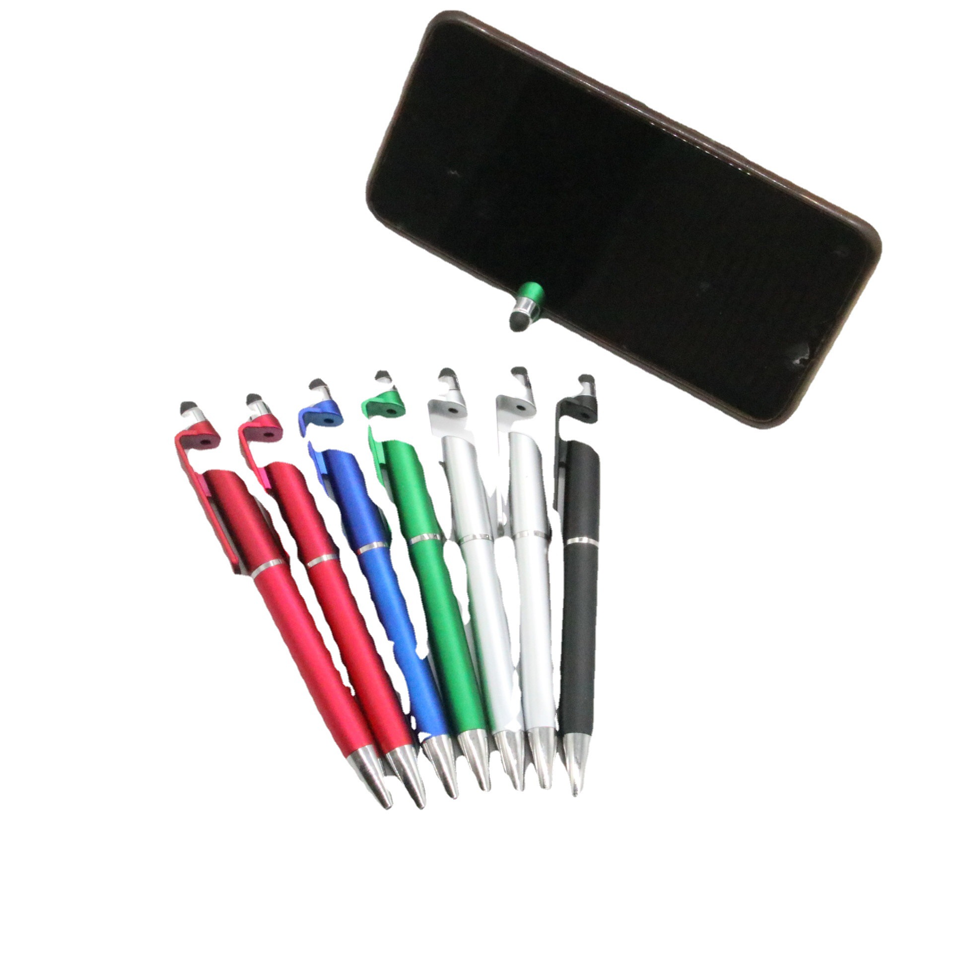 Soporte para teléfono móvil Touch pen Twist pen promoción publicitaria bolígrafo táctil bolígrafo multifuncional 3 en 1