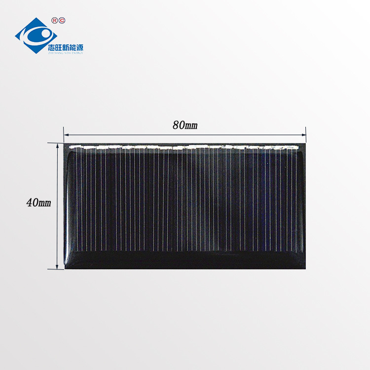 0.59W多晶滴胶 9V太阳能光伏板80*40mm 户外发电太阳能电池板组件