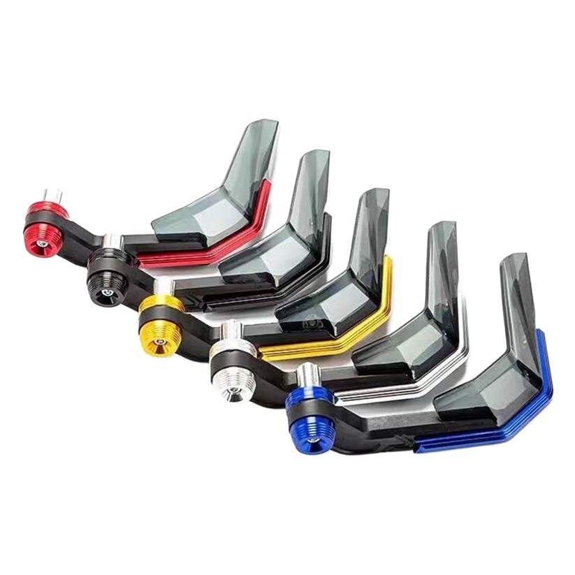 Motocicleta Modificada cuerno parabrisas guardamanos accesorios coche eléctrico mango manillar protección cubierta a prueba de viento motocicleta eléctrica Universal