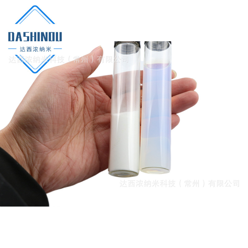 Visible 5nm Water solubility Nano titania ,Water solubility Nanometer Photocatalyst Net odor removal of aldehyde