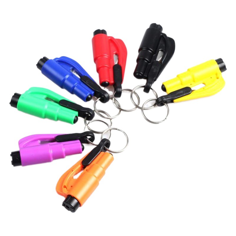 Factory direct escape hammer window breaker key chain safety window breaker mini safety hammer simple installation