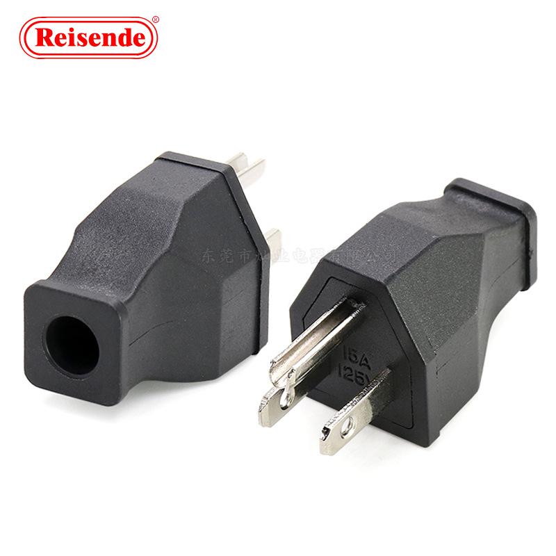 美式接线插头美标插头电源插头15A 125V美式接线插头美规可拆插头
