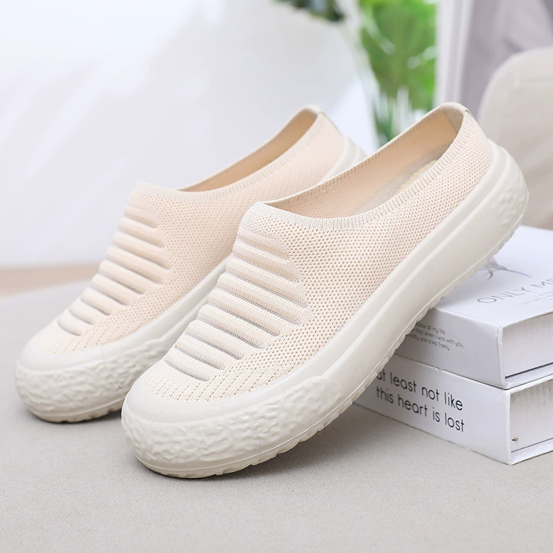 Summer breathable slide, slippers platform for leisure, fashionable universal shoes for mother