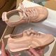 Desun Shoes Women's 2025 New Summer Hot Soft Bottom Casual Sports Flat All-match White Shoes French Forrest Gump Shoes