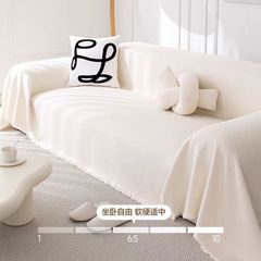 简约现代秋泰迪绒款沙发巾全包全盖四季通用沙发盖布防猫抓沙发罩