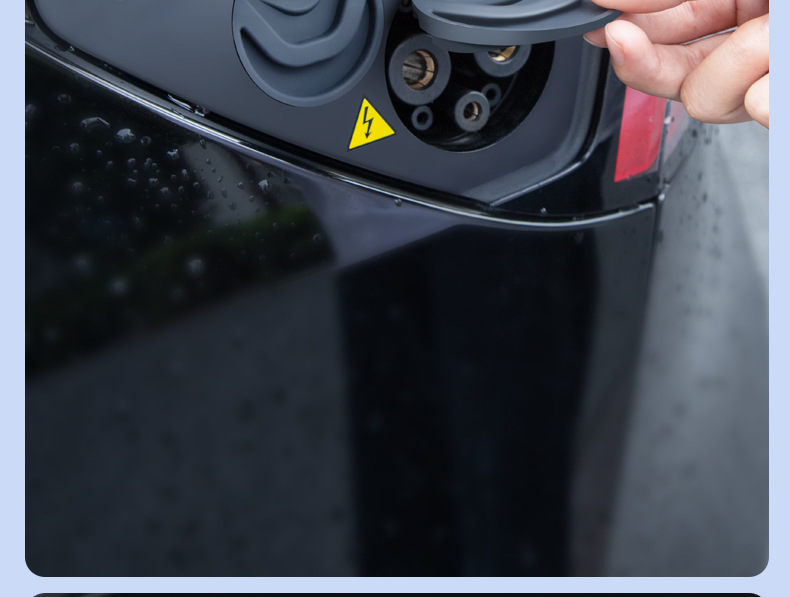 Suitable for Tesla ModelY/3 charging port dust cover cover plug rainproof waterproof cover protection ya modified accessories