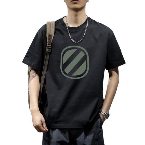 Wholesale short-sleeved T-shirt, men's summer new style, loose large size, men's fashion brand men's round collar sports bottoming shirt, men