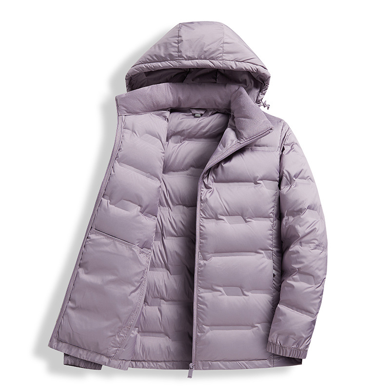 Hombres ligero abajo chaqueta invierno moda desmontable sombrero 85 pato blanco abajo más tamaño casual abrigo caliente al por mayor