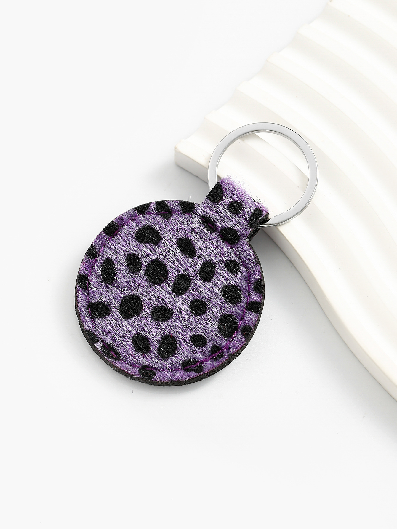 12g Weight Keychain Classification 1 Piece Quantity Daily Occasion PU Material Leopard Pattern Unisex Gender Casual Style Casual Leopard PU Unisex Keychain 3