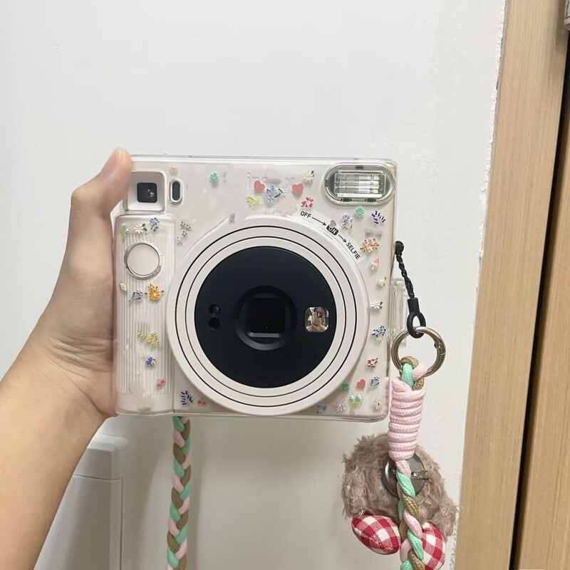 Fujifilm Sq1 Special Transparent Protective Case, Sq1 Shoulder Strap, Cute Camera Bag, Sturdy and Durable