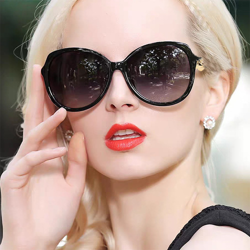 墨镜女街拍海边大脸2024年新款时尚太阳镜女防紫外线遮阳太阳眼镜