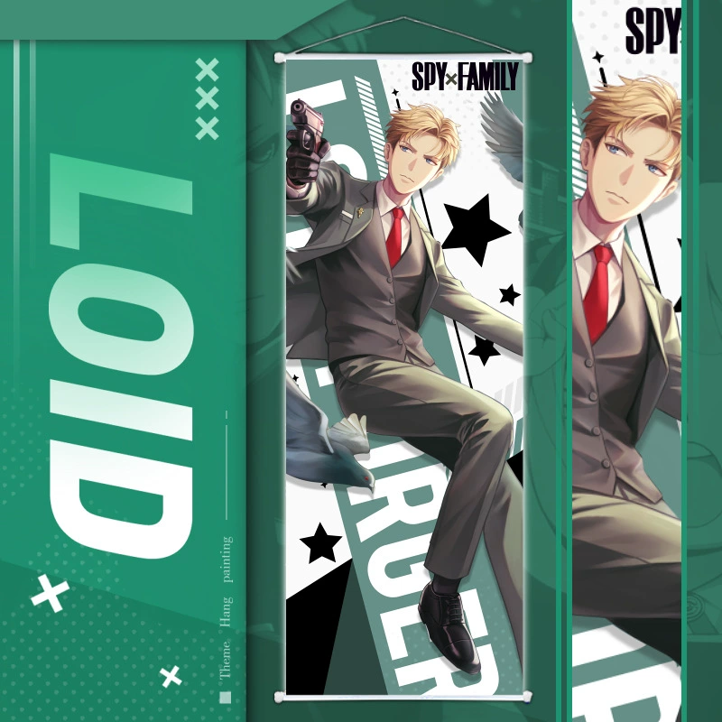 Плакат с описанием SPY × FAMILY Ani Yorlaed Poor Velvet Scrolls Poster Poster