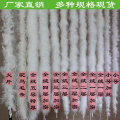メーカー直販の白い羽の条diyのお祝いの飾り七面鳥の毛の条の公演の服装のスカートのアクセサリーの補助材料