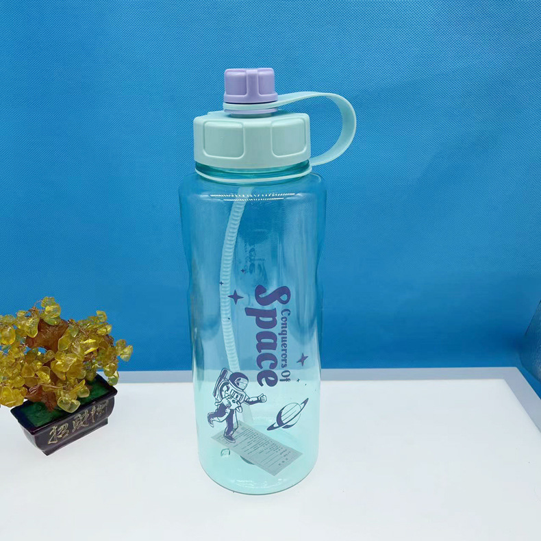 Youyun adultos deportes hervidor de agua taza de agua de plástico mujeres de gran capacidad 2L hombres botella de agua portátil espacio taza al aire libre taza